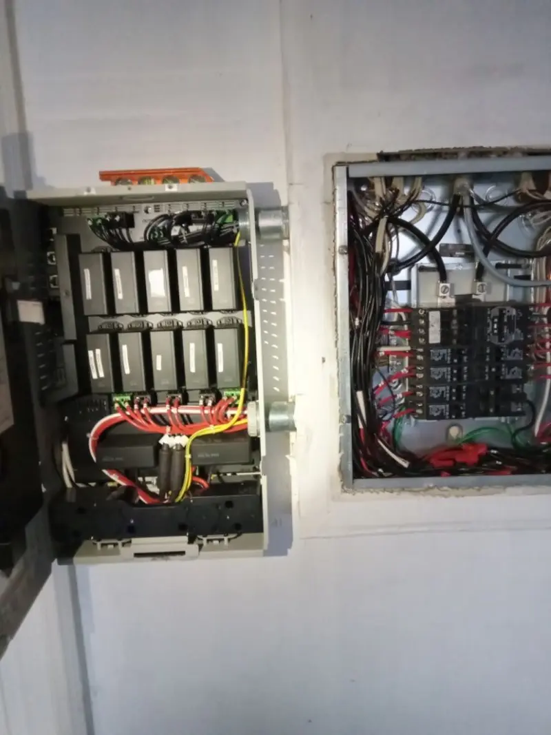 Electrical panel upgrade completed for Ring Doorbell Installation in Florence